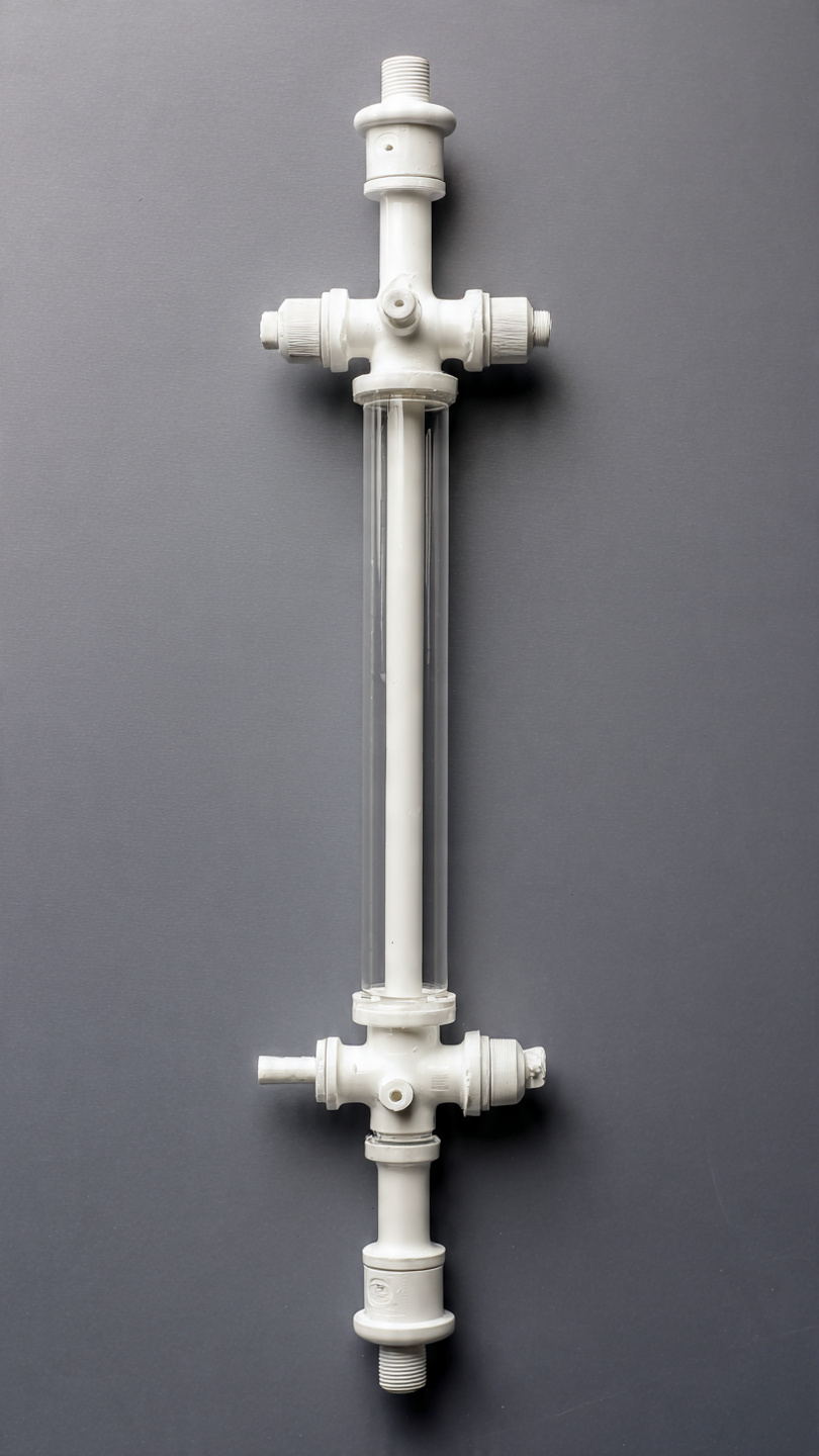 Absorption Column, Plain, PTFE Stopcock, (Lth200mm, Dia10mm), Pk of 1